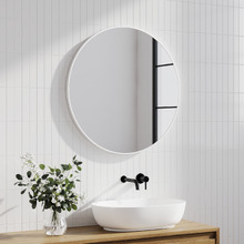 Priya Round Aluminium Wall Mirror